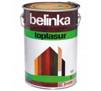 Лазурное покрытие для защиты древесины Belinka TOPLASUR 16 орех 10л 51516