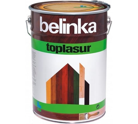 Лазурное покрытие для защиты древесины Belinka TOPLASUR 24 палисандр 5л 51474