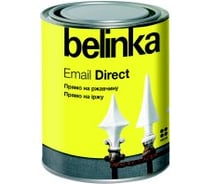 Эмаль по ржавчине Belinka Email Direct белая 2,5 л 48081603