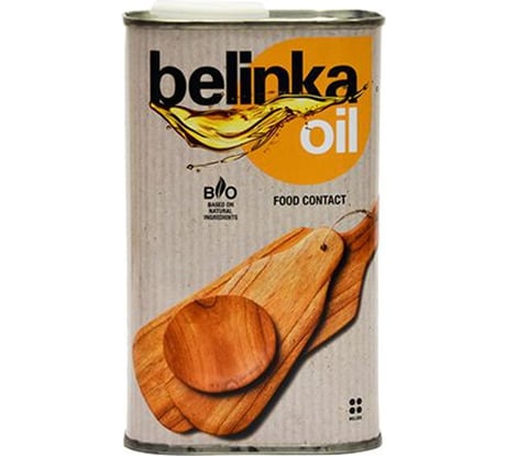 Масло для древесины, соприкасающейся с продуктами питания Belinka FOOD CONTACT 0,5л 48134501