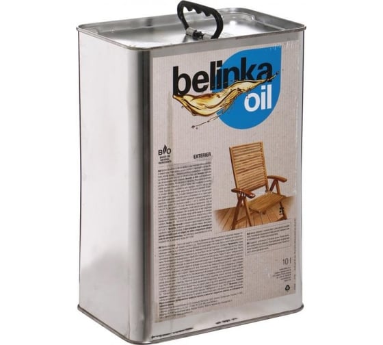 Масло для древесины снаружи помещений Belinka EXTERIER 10л 48134305