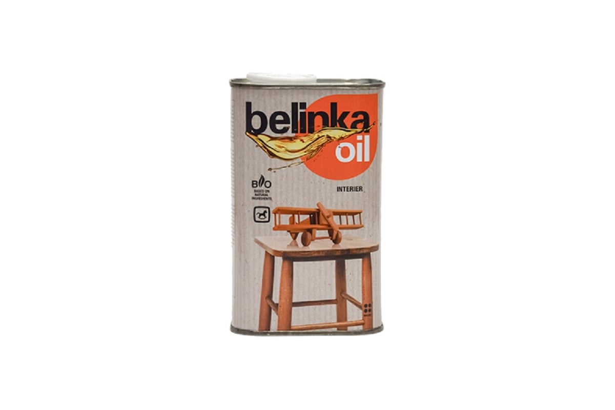 Масло с воском для древесины Belinka INTERIER 0,5л 48134401 - выгодная ...