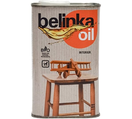 Масло с воском для древесины Belinka INTERIER 0,5л 48134401