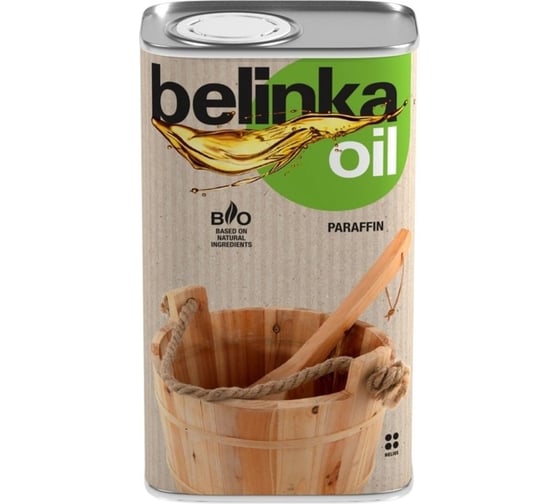 Масло для древесины Belinka Sauna-PARAFFIN 0,5л 48134701 1