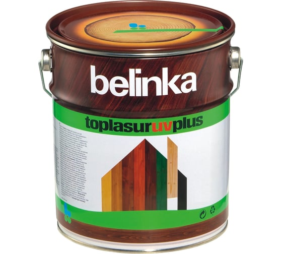 Лазурное покрытие для защиты древесины Belinka TOPLASUR UV PLUS 5л 51400