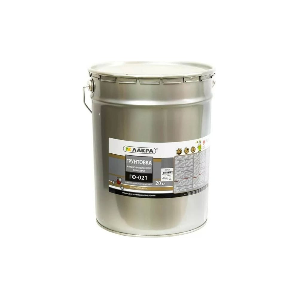 Грунт Лакра ГФ-021 серый, 20 кг 90000681504 - выгодная цена, отзывы ...
