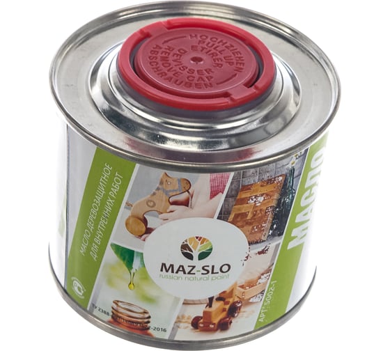 Масло для кухонных аксессуаров и игрушек из дерева MAZ-SLO цвет Венге 0.35 л 8071583