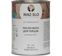 Масло-воск для торцов MAZ-SLO бесцветное 1 л 8061393