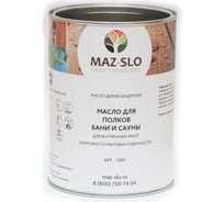 Масло для полков в бане и сауне MAZ-SLO 1 л 8066923