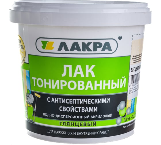 Лак тонированный для мебели лакра