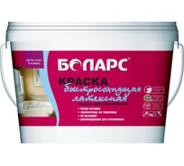 Краска БОЛАРС латексная 2100, 7 кг 00000005024