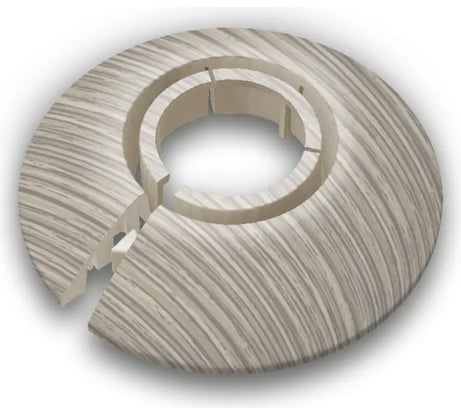 Обвод универсальный Ideal для труб Ф16-22 мм (2шт. во флоупаке), 208 Дуб мокко ОТ16-22-Ф2 208 ДУБ МОК