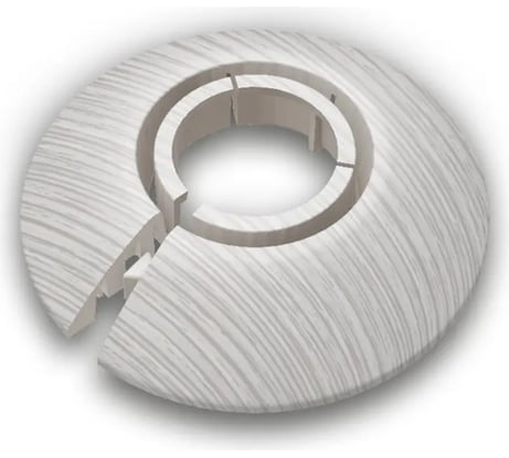 Обвод универсальный Ideal для труб Ф16-22мм (2шт. во флоупаке), 268 Клен серый ОТ16-22-Ф2 268 КЛН СЕР