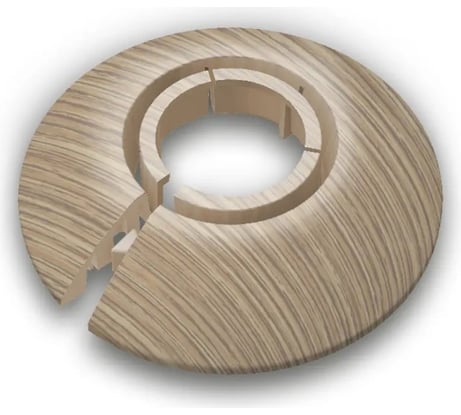 Обвод универсальный Ideal для труб Ф16-22мм (2шт. во флоупаке), 212 Дуб светлый ОТ16-22-Ф2 212 ДУБ СВТ