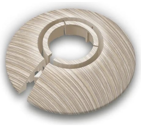 Обвод универсальный Ideal для труб Ф25-34мм "Идеал" (2шт. во флоупаке), ОТ25-34-Ф2 415 ДУБ ПАЛ