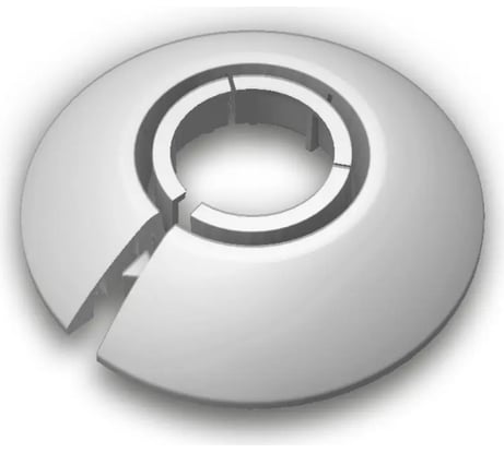 Обвод универсальный Ideal для труб Ф25-34мм (2шт. во флоупаке), 081 Серебристый ОТ25-34-Ф2 081 СРБ