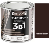 Грунт-эмаль VIRTUOSO PREMIUM 3 в 1 по ржавчине коричневая 1,9кг 11592567