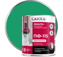 Эмаль Лакра ПФ-115 ярко-зеленая, 2.8 кг 90001804656