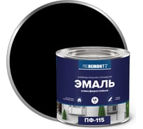 Эмаль PROREMONTT ПФ-115 черная, 1.9 кг Лк-00004481