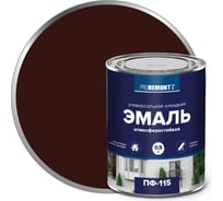 Эмаль PROREMONTT ПФ-115 шоколадно-коричневая, 0.9 кг Лк-00005603