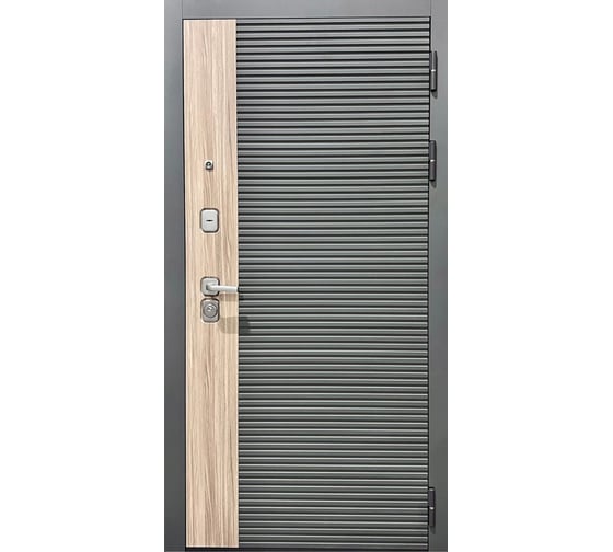 Дверь DIVA 76 2050x960 мм, правая, Дуб Серая - Д11 Софт Шампань УТ-00083144