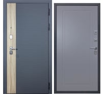 Дверь DIVA 76 2050x860 мм, правая, Дуб Серая - Н10 Силк Маус УТ-00083170