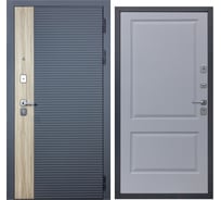 Дверь DIVA 76 2050x860 мм, правая, Дуб Серая - Д7 Силк Маус УТ-00083115