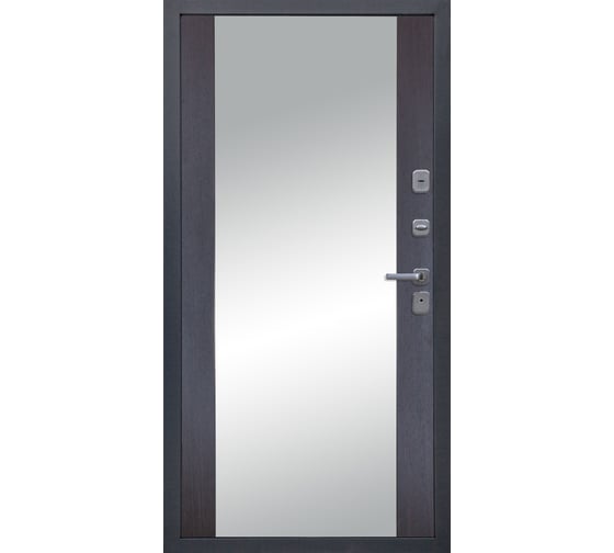Дверь DIVA 76 зеркало, 2050x960 мм, правая, Дуб Серая - Д15 Венге УТ-00083190