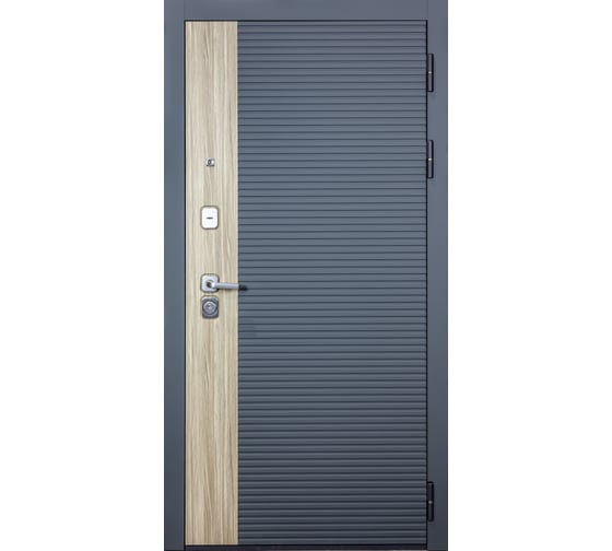 Дверь DIVA 76 2050x860 мм, правая, Дуб Серая - Н10 Софт Шампань УТ-00083174
