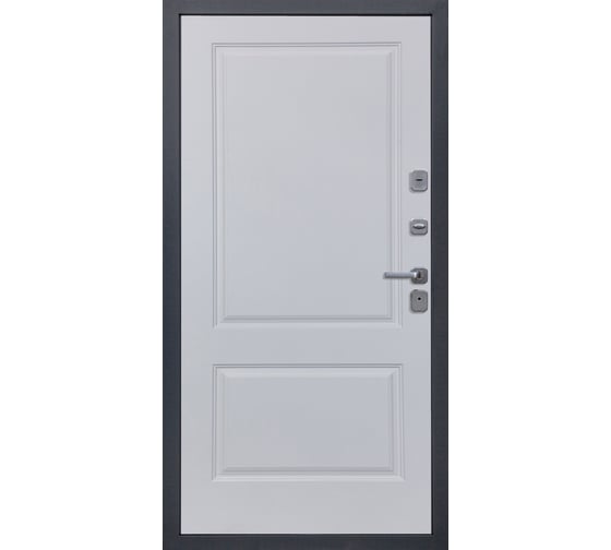 Дверь DIVA 76 2050x860 мм, правая, Дуб Серая - Д7 Белый софт УТ-00083110
