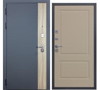 Дверь DIVA 76 2050x960 мм, левая, Дуб Серая - Д7 Софт Шампань УТ-00083120