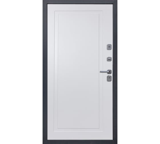 Дверь DIVA 76 2050x860 мм, правая, Дуб Серая - Н10 Белый софт УТ-00083166