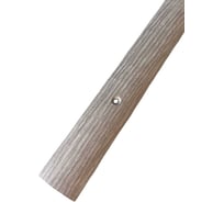 Порог ПЛАСТАЛ а30 кд 90 ясень беленый, упаковка с держателем  10500