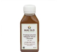 Твёрдое универсальное масло с воском MAZ-SLO цвет Весна 100 мл 8062000