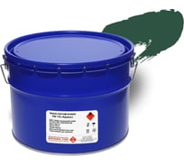 Эмаль КРОНОС СПб ПФ-115 Кронос тёмно-зеленый (RAL 6028), ведро - 10 кг 4605578002539