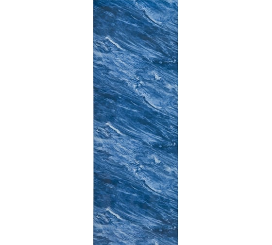 Самоклеящаяся ПВХ плитка LAKO DECOR "Мрамор Альпи" рулон, толщина 2 мм 1,8 м² 60x300 см LKD-RU-G018R-GL
