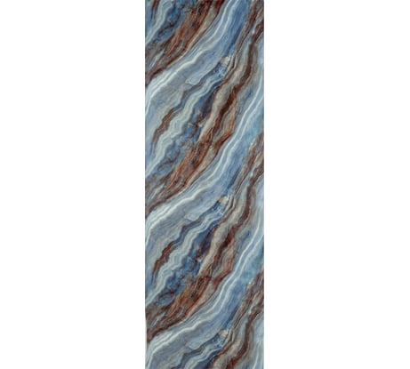 Самоклеящаяся ПВХ плитка LAKO DECOR "Мрамор Алтея" рулон, толщина 2 мм 1,8 м² 60x300 см LKD-RU-G012R-GL