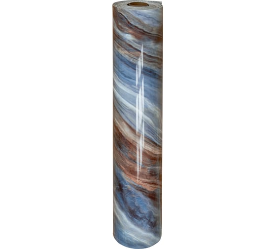 Самоклеящаяся ПВХ плитка LAKO DECOR "Мрамор Алтея" рулон, толщина 2 мм 1,8 м² 60x300 см LKD-RU-G012R-GL