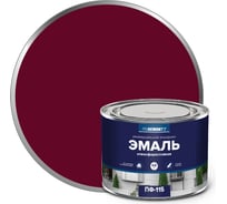 Эмаль PROREMONTT ПФ-115 винно-красная, RAL 3005, 0.5 кг Лк-00009780