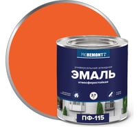Эмаль PROREMONTT ПФ-115 оранжевая, 2.7 кг Лк-00009807