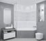 Плитка Azori Ceramica CARRARA FLOWERS 31,5x63 см, 8 шт. в упаковке 00-00108694 8