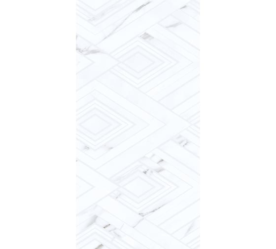 Плитка Azori Ceramica CARRARA GEOMETRIA 31,5x63 см, 8 шт. в упаковке 00-00108696