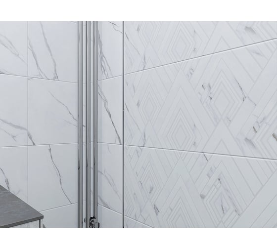 Плитка Azori Ceramica CARRARA GEOMETRIA 31,5x63 см, 8 шт. в упаковке 00-00108696