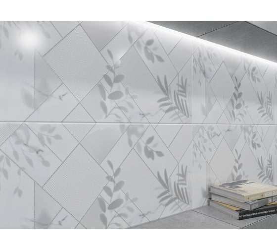 Декор Azori Ceramica CALACATTA OPACO 31,5x63 см, 6 шт. в упаковке 00-00108678