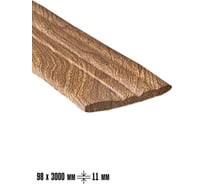 Плинтус-молдинг самоклеящийся LAKO 98-3000 мм, толщина 11 мм, дуб, шт LKD-PL-YT267-BROWNWOOD