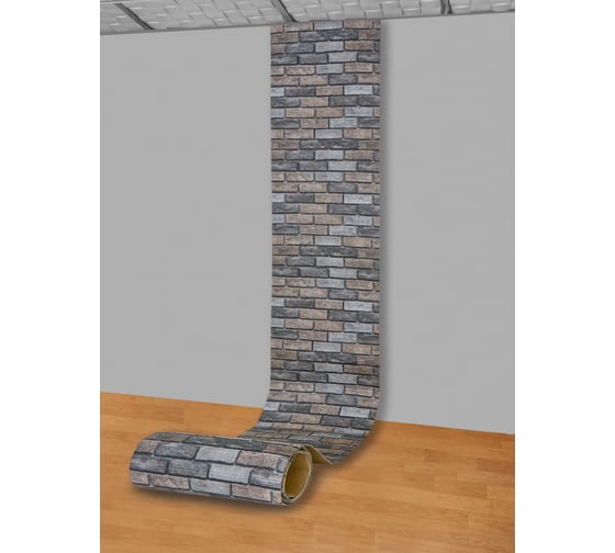 Рулон 3D панель для стен LAKO DECOR, Кирпичная кладка 666, 70x600 (6мм) LKD-16-05-FC102-RU-NEW