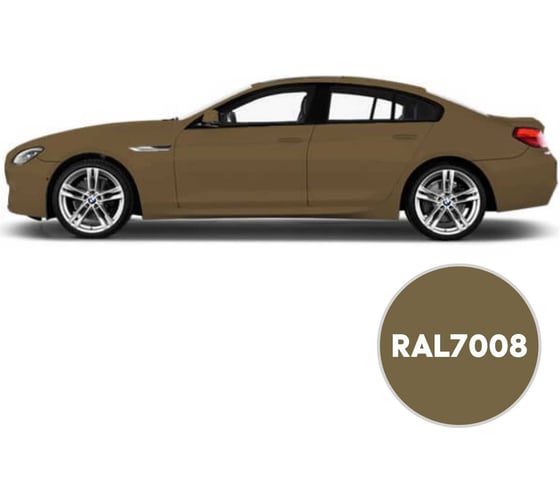 Грунт-эмаль 3 в 1 KOVALI матовая Серое хаки RAL 7008 (0,8 кг) kov3.2.4C7008