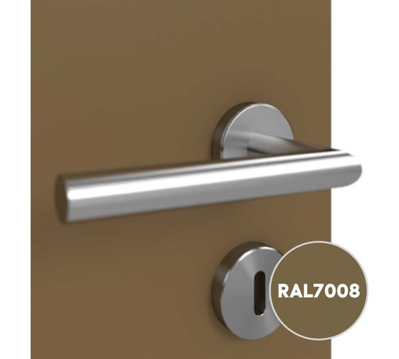 Грунт-эмаль 3 в 1 KOVALI полуглянец Серое хаки RAL 7008 (0,8 кг) kov3.1.4С7008