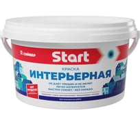 Краска интерьерная Start акриловая, 3 кг 4670003102085