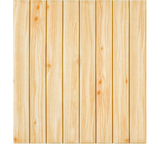 3D панель для стен LAKO DECOR комплект 5 шт., коллекция Дерево, цвет Бежевый микс, 70x60, 6 мм LKD-22-05-506-KO